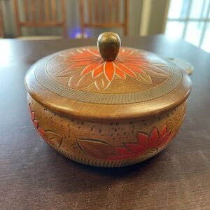 Vintage wood bowl